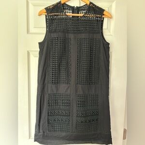 J. Crew Black Sleeveless Sheath Dress size S